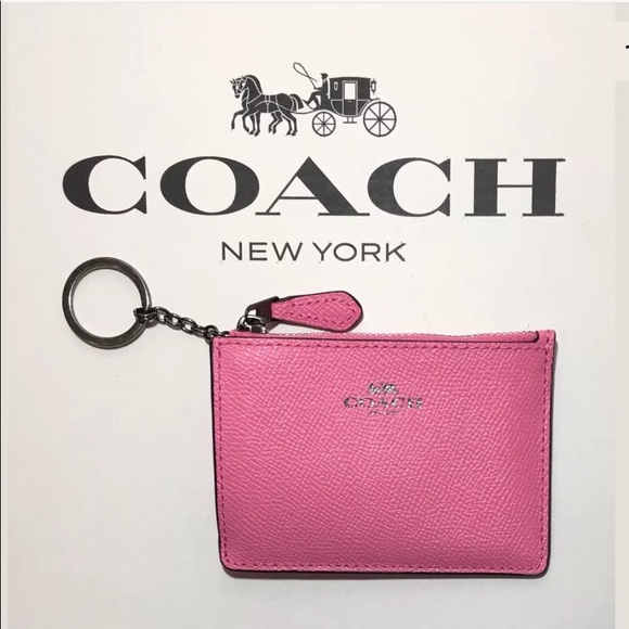 Coach Handbags - Coach Flat iID Card Case Holder pink